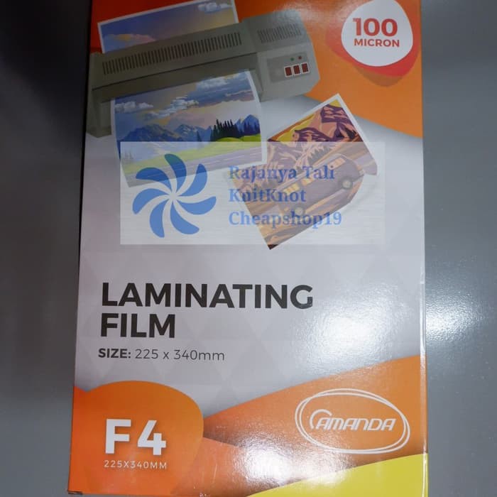 

PLASTIK LAMINATING F4 AMANDA 100 pcs RJT