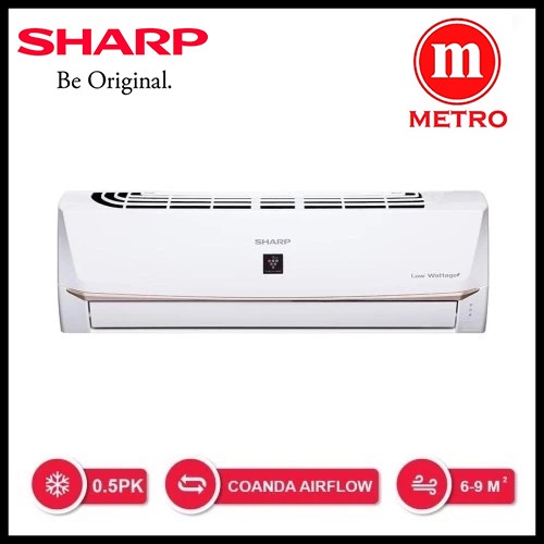 AC SHARP 1/2 PK PLASMACLUSTER LOW WATT AH-AP5UHL - KHUSUS MEDAN