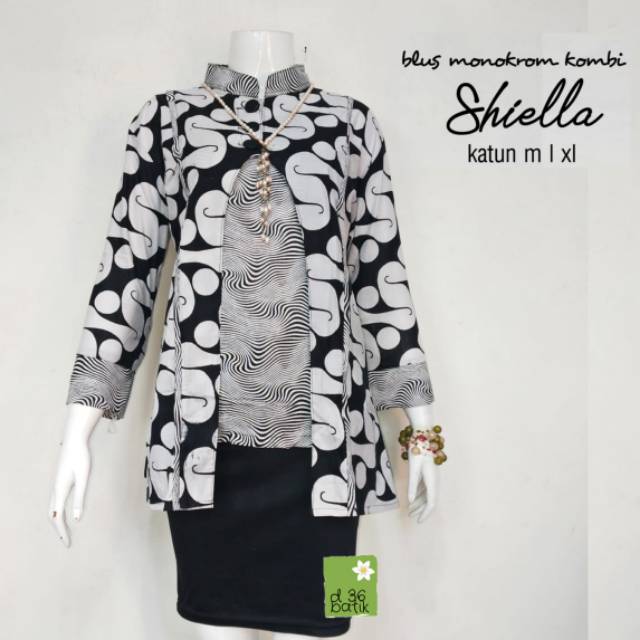 Blus sheilla batik modern