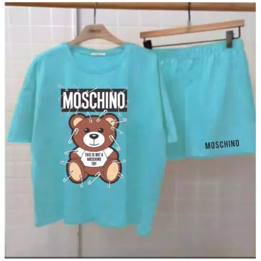 VGN - SETELAN MOSCHINO PENITI BEAR / PAKAIAN WANITA