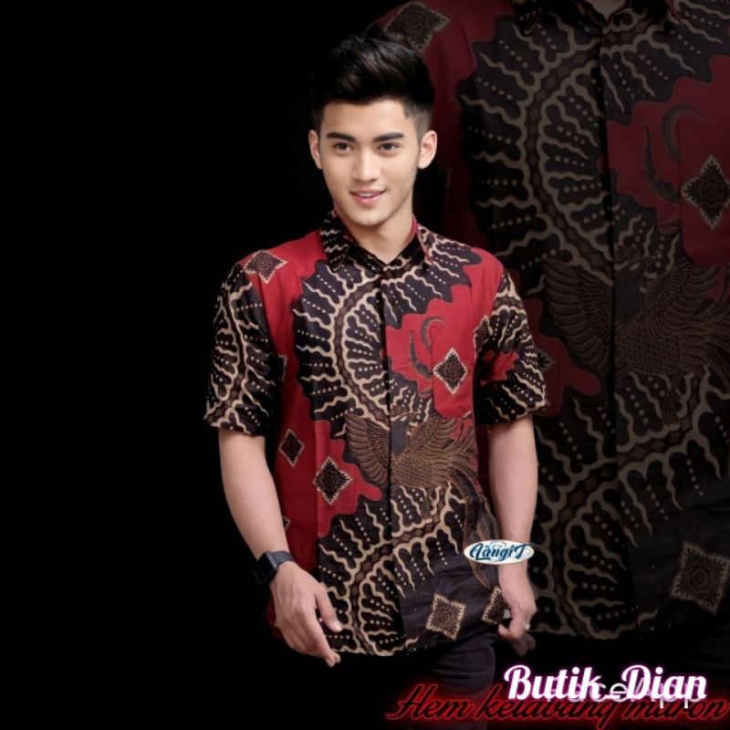 [BUTIK DIAN] NEW ARRIVAL DISTRO BATIK PRIA BORDIR SOGAN HRB026 BATIKAF NOTOARTO BATIK IPNU-IPPNU HEM PRIA Bel