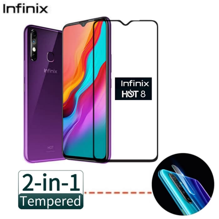 Tempered Glass infinix hot 8 Anti Gores Kaca infinix hot 8 Pro