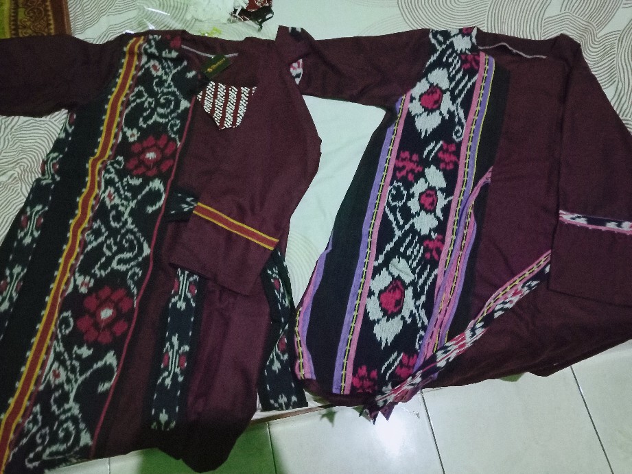 Shanaya Batik Tunik Tenun Kombinasi Toyobo Premium Mirea Size S M L Xl Xxl