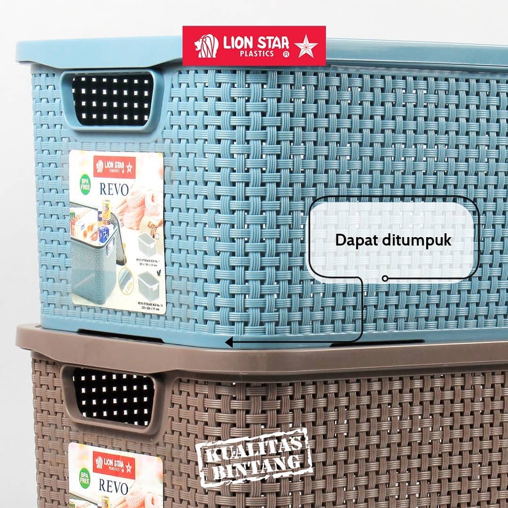 REVO CONTAINER CA-13 CA-12 LION STAR BOX PENYIMPANAN SERBAGUNA