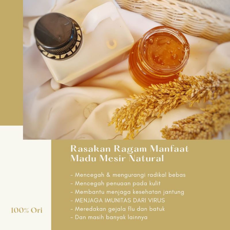 

MADU ASLI IMPORT MESIR NATURAL KEMASAN 500 GRAM