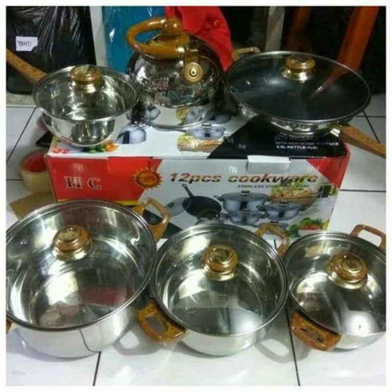 PANCI SET / ALAT MASAK SET ISI 12 PCS