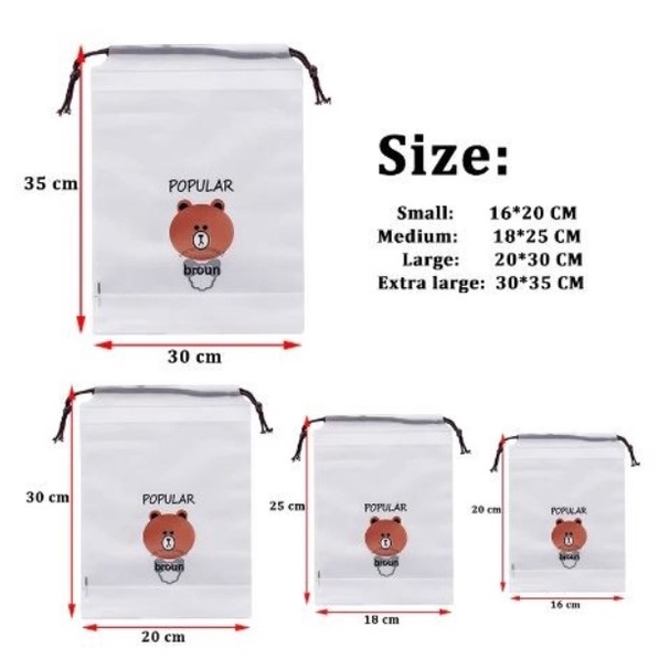 TAS SERUT TEMPAT PENYIMPANAN ALAT MAKE UP / TRAVEL POUCH ORGANIZER BAG / TAS WATERPROOF MINI TEMPAT PENYIMPANAN