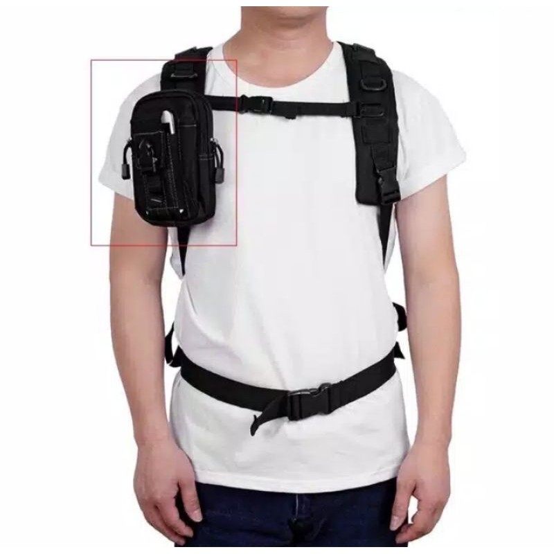 Tas Pinggang Hp Pria Import Waistbag Waist Bag Tactical Army Tempat smartphone dan Dompet