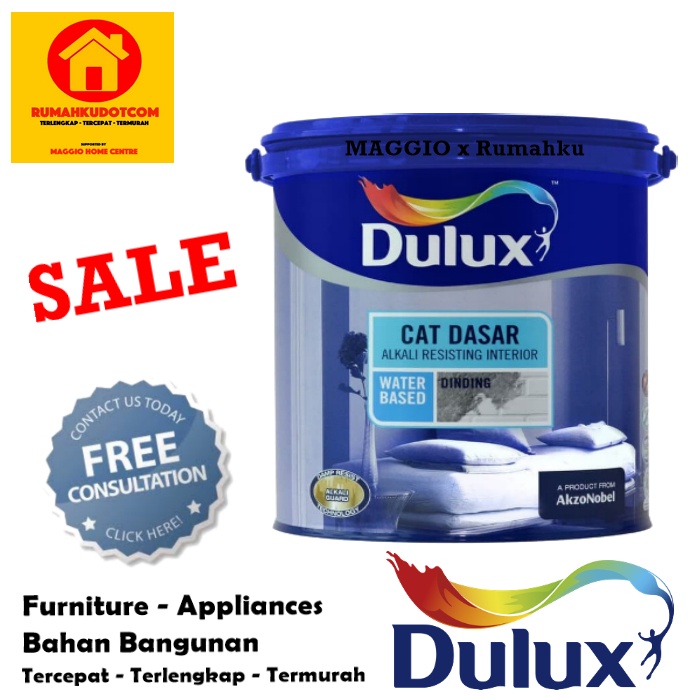 Jual Cat Dasar Dulux Cat Dasar Interior Cat Sealer Dulux Cat Siler Alkali Resisting Primer