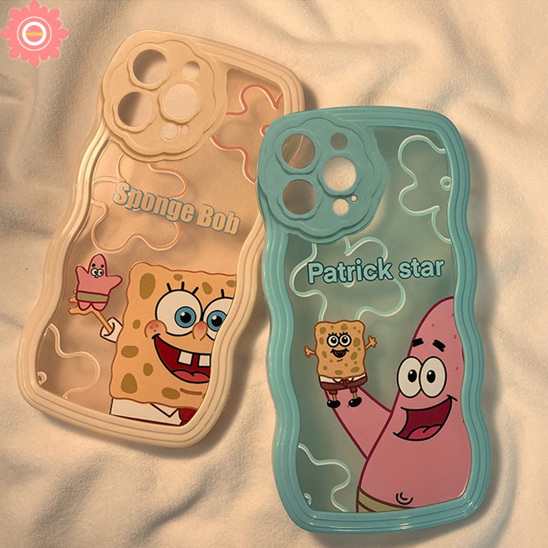 Soft Case Motif Kartun SpongeBob Patrick Star Untuk iPhone 11 7plus 6 6s 7 8 Plus XR 13 12 Pro MAX X XS MAX SE 2020