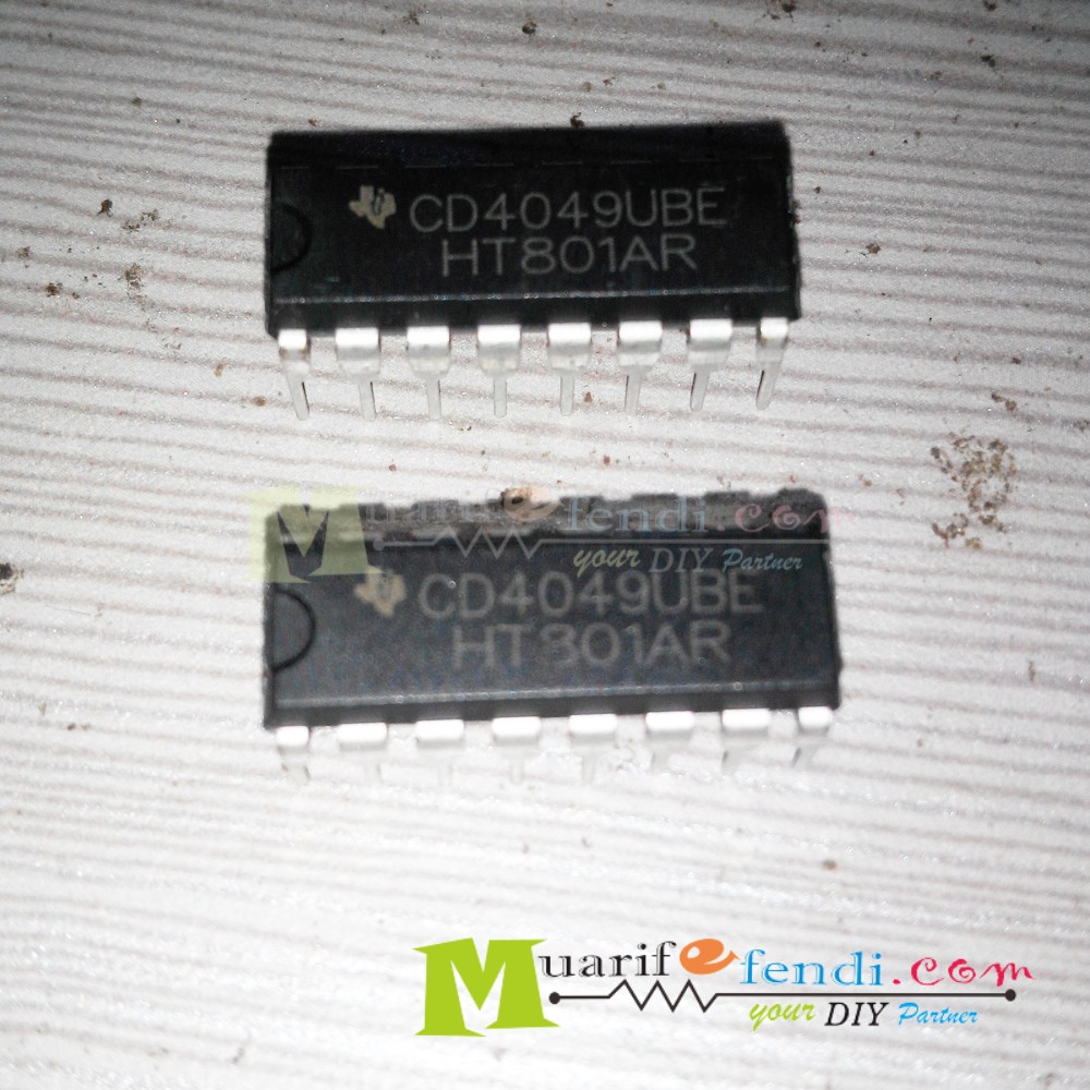 IC LOGIC CD4049 IC CD HCF 4049 Hex Inverter IC CMOS