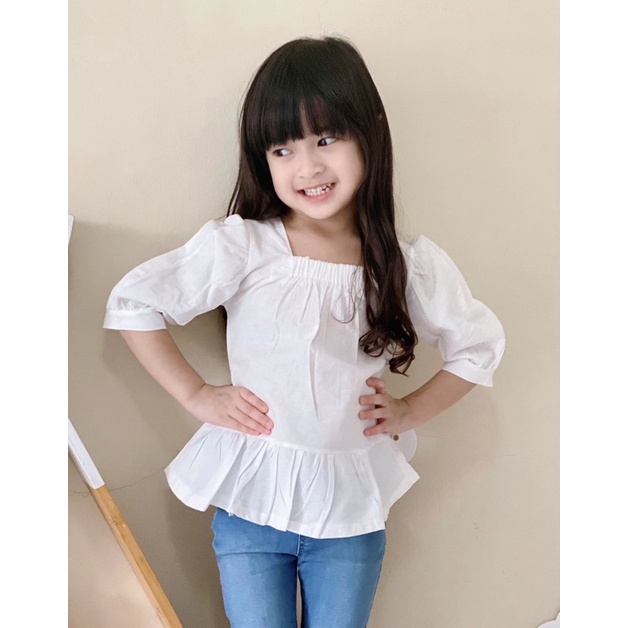 Blouse sabrina laura 2-5 thn / atasan anak