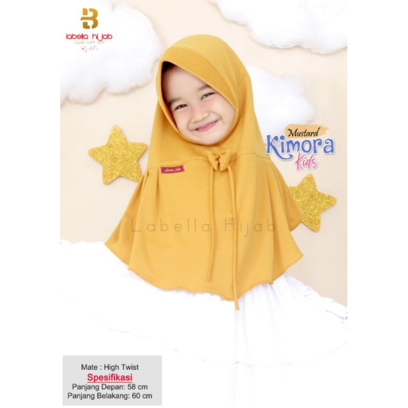 KIMORA KIDS HIJAB ANAK PREMIUM LABELLA HIJAB