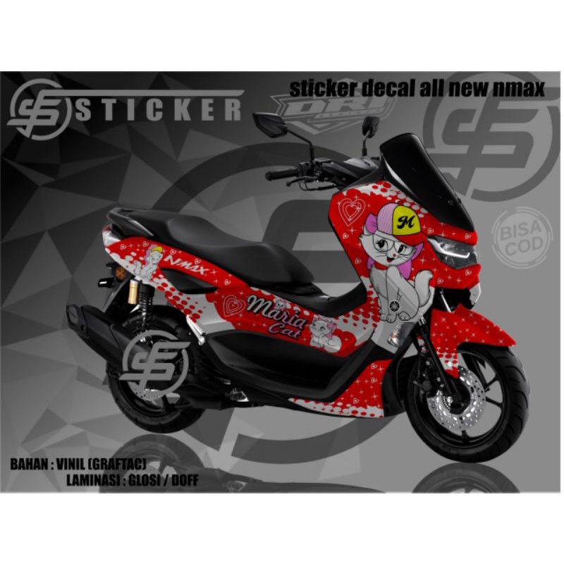 sticker decal yamaha nmax new full body dekal nmax new