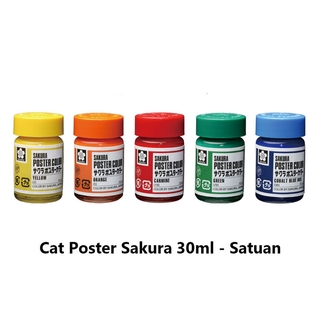 Sakura Poster Color 30ml Satuan / Cat Poster Sakura 30ml