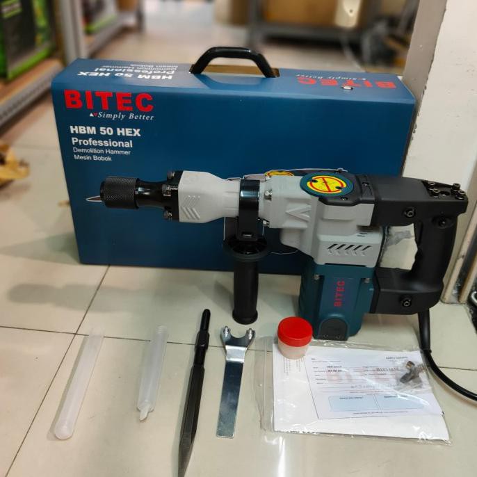 Mesin bobok beton BITEC HBM 50 HEX Demolition hammer HBM50HEX