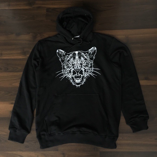 HOODIE MARCELO BURLON TIGER BLACK BRS HOODIE PRIA IMPORT ARB