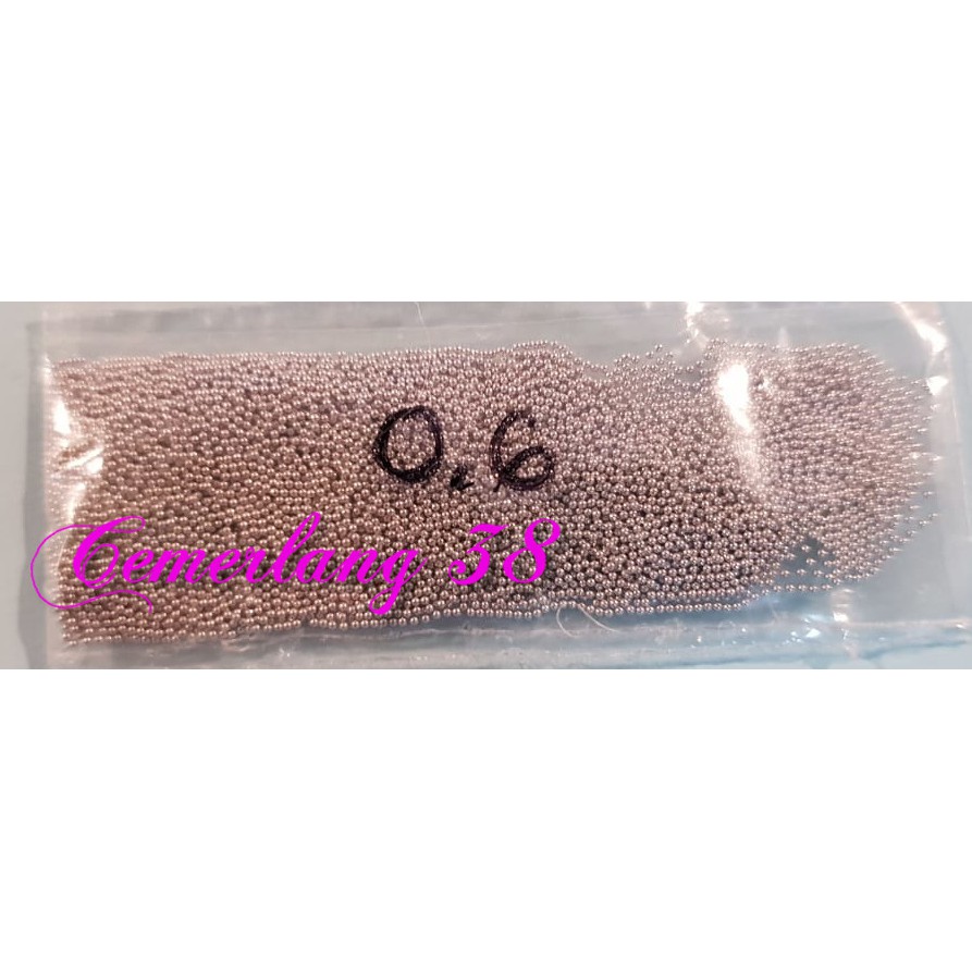 Timah Butir 0.6 mm / timah pasir 0.6 mm