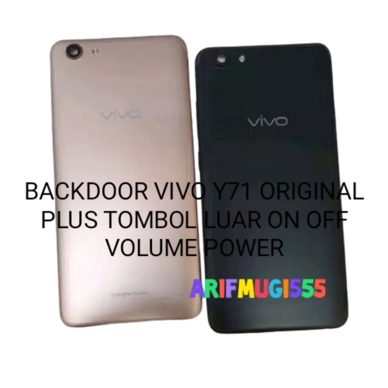 BACKDOOR BACK COVER KESING CASING HOUSING VIVO Y71 TUTUP BELAKANG ORIGINAL