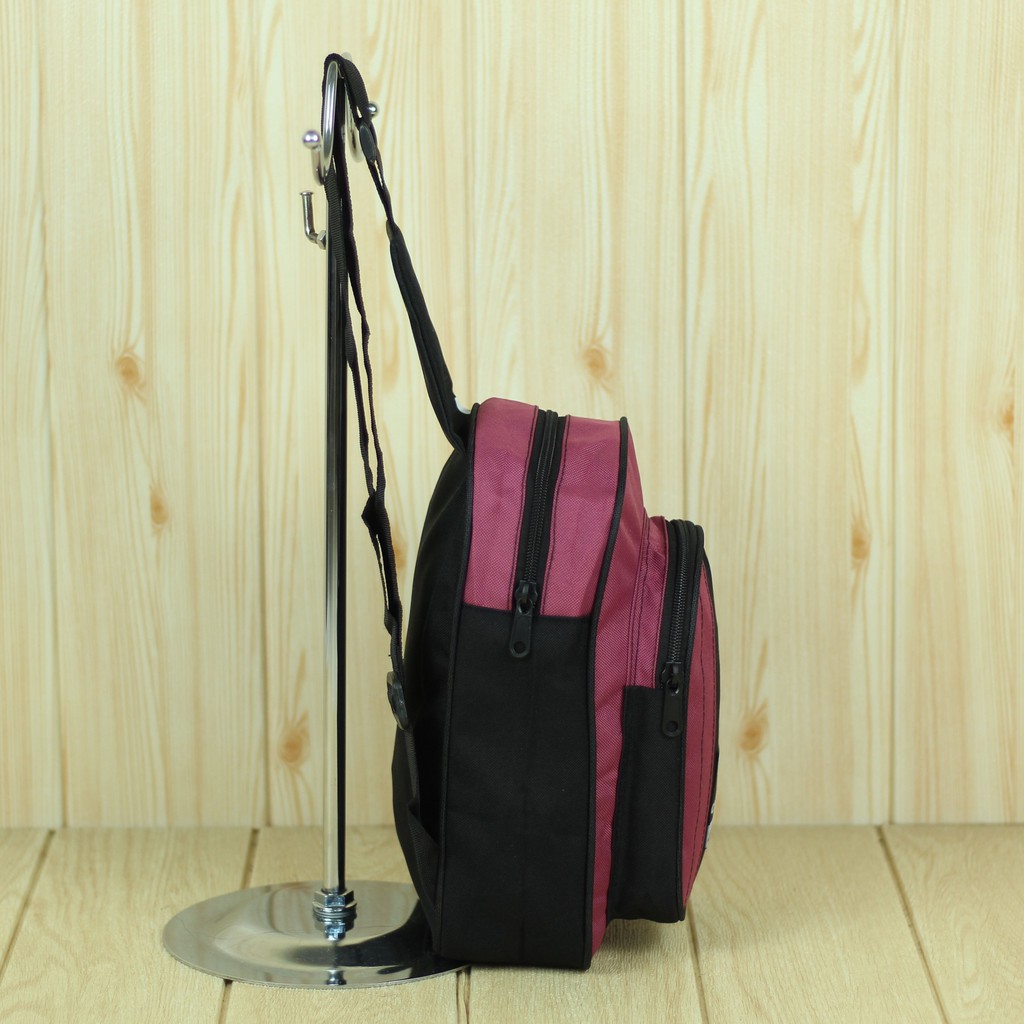 BELI 1 GRATIS 1 Ransel Polo Pria SMP SMA Tas Gendong Laki-Laki Multifungsi Keren Free Slingbag Cowok