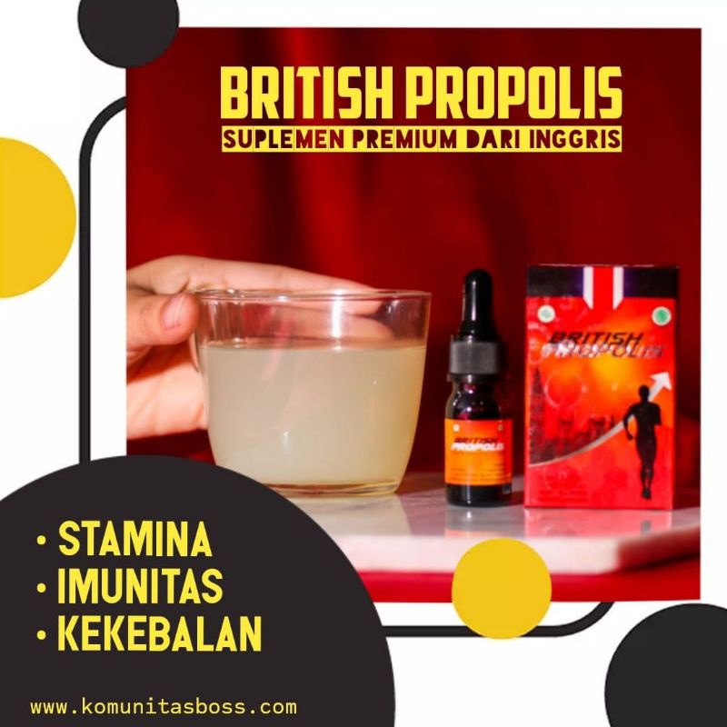 British Propolis - Original 100% Asli British Propolis
