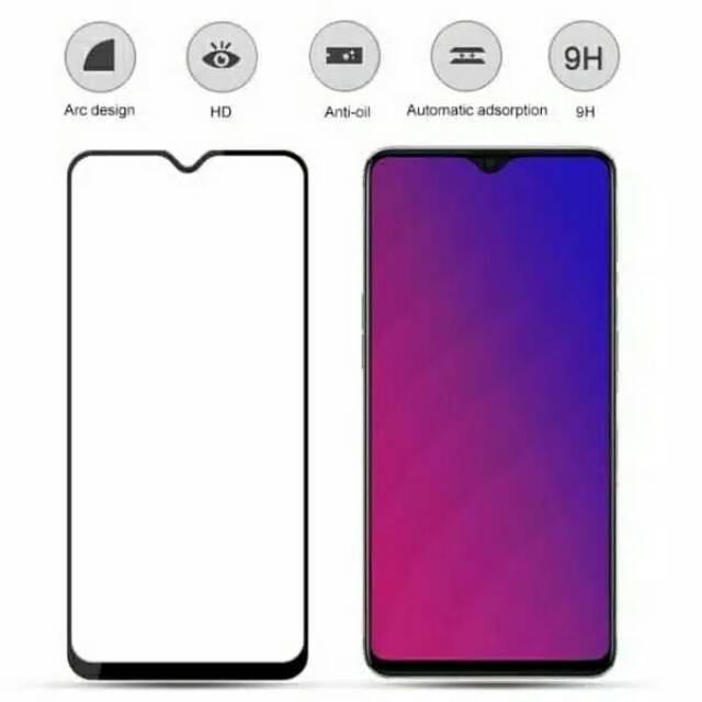 TEMPERED GLASS 9D FULL GLUE OPPO A9 2020