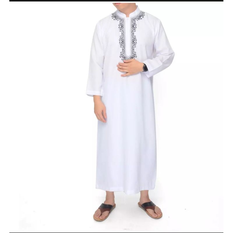 JUBAH PRIA/GAMIS PRIA DEWASA BORDIR GAMIS PRIA