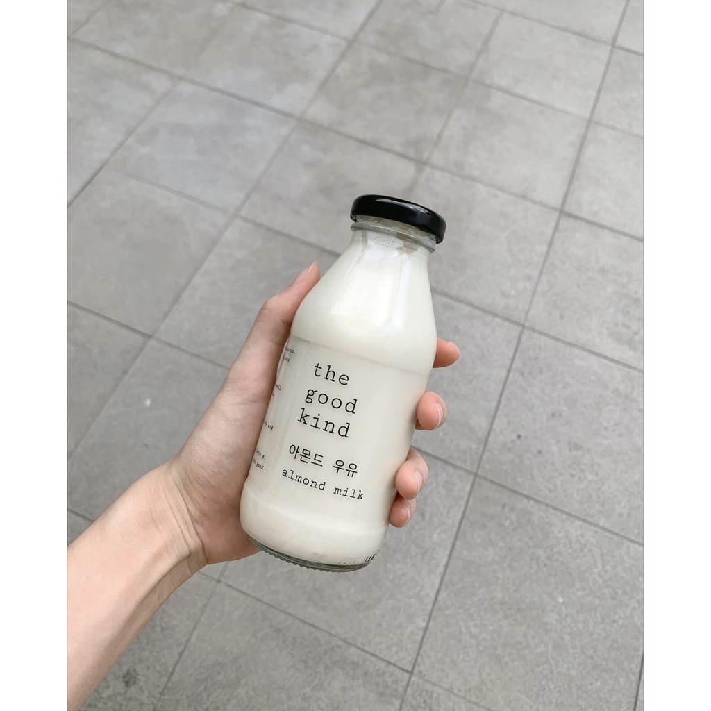 

the good kind homemade almond mylk / susu almond ukuran 280ml (pilih varian rasa)