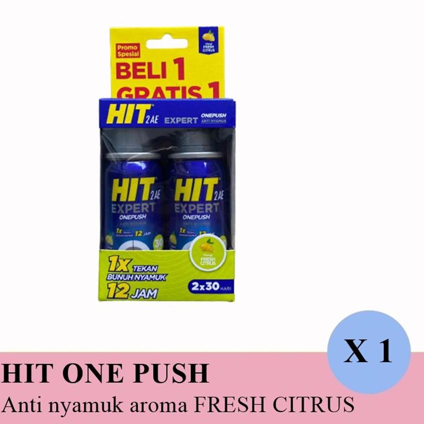 ☃ HIT One Push 1 Free 1 Anti nyamuk dan serangga Semprot ➴