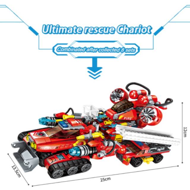 lego Qman 1410 legend of chariot (8in1)