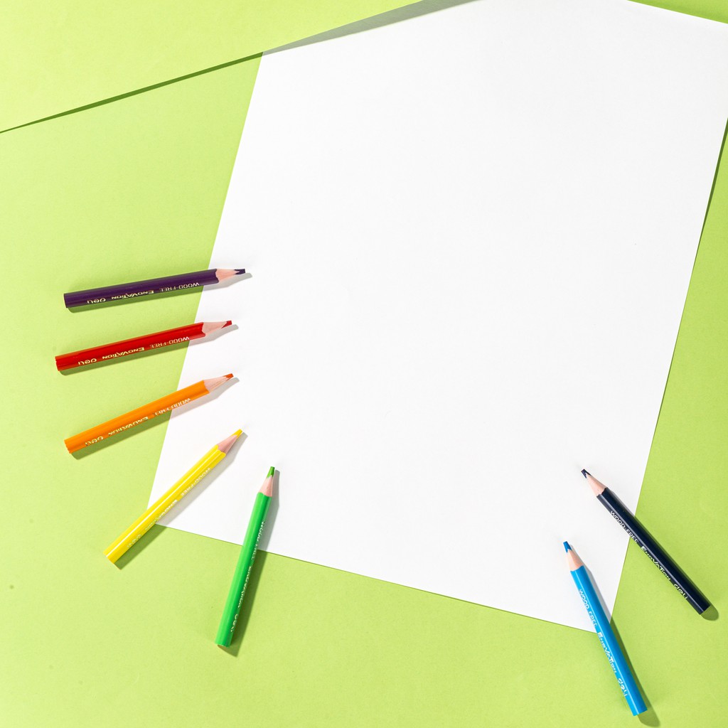 Deli Color Run Color Pencil / Pensil Warna 12 Warna Desain Segitiga Wood-Free EC114-6