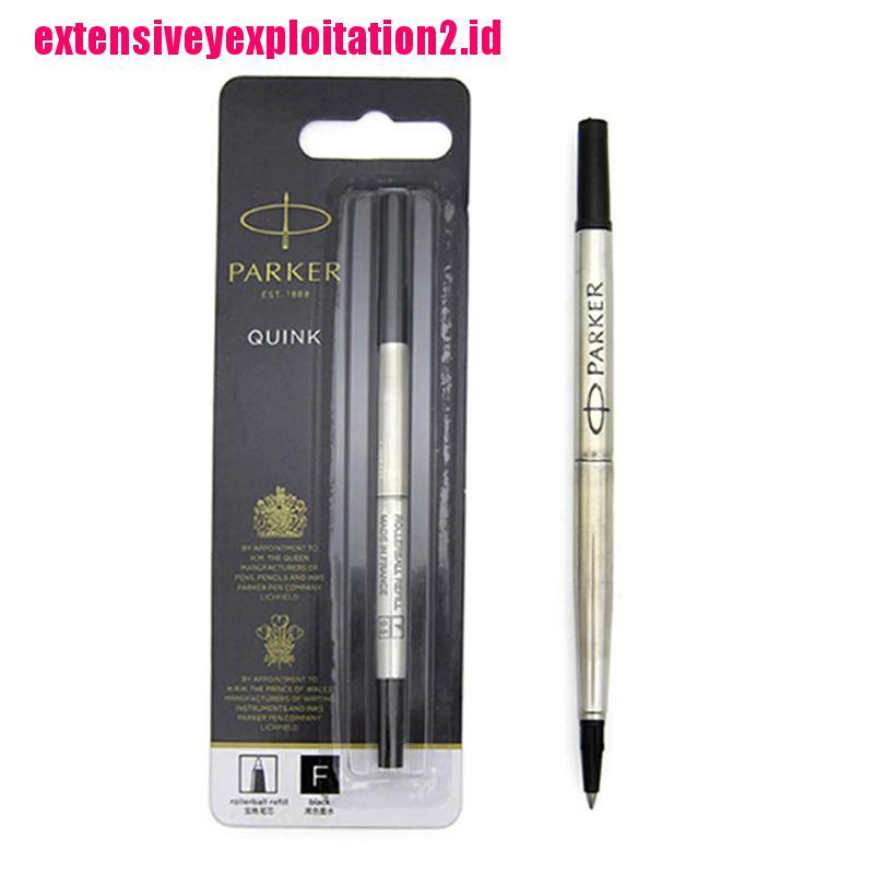 &lt; E2id &amp; &gt; Parker quink rollerball Refill Warna Hitam