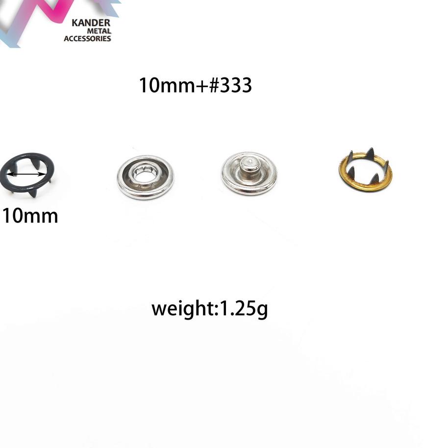 KANDER Kancing Cucuk Cetet Jepret Knop Snap Button Baby Pakaian Bayi #333