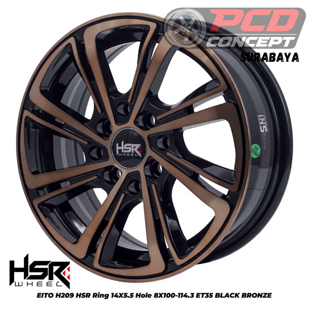 VELG MOBIL STANDAR AVANZA MIRAGE CALYA BRIO R14 HSR EITO | VELG R14