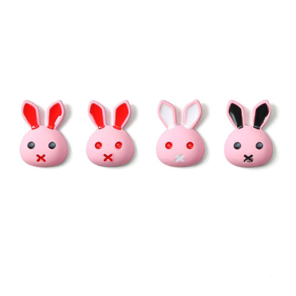 Mxbeauty Hiasan Kuku Kelinci Fashion Pink Manicure Nail Art Charms Perhiasan Kuku Kartun