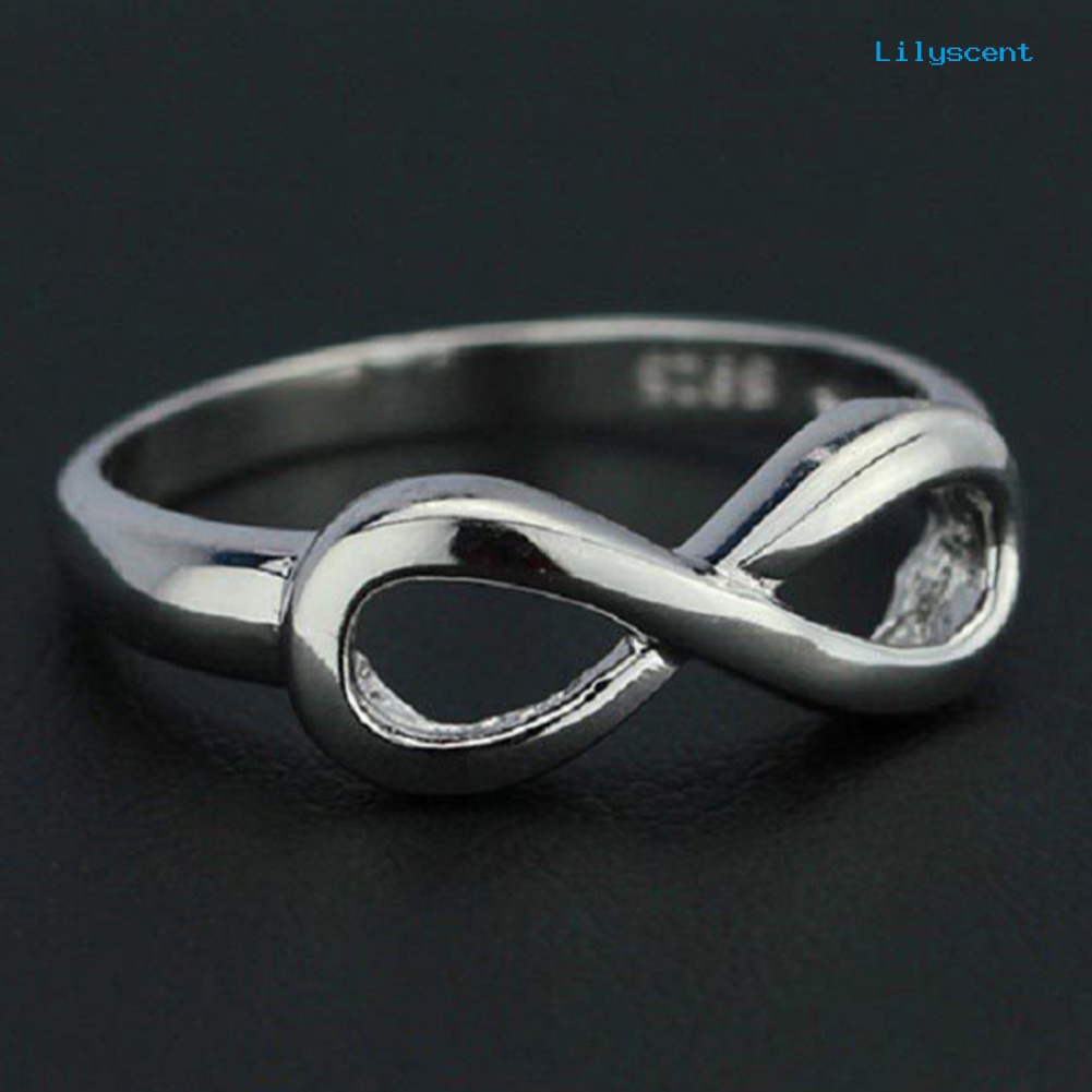 Cincin Desain Simbol Eternity Endless Love Untuk Wanita