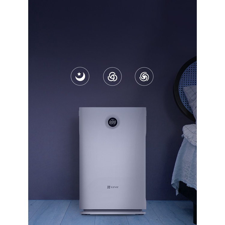 Air Purifier Ezviz CS-EB350A with HEPA Filter and UV-C Light Sensor