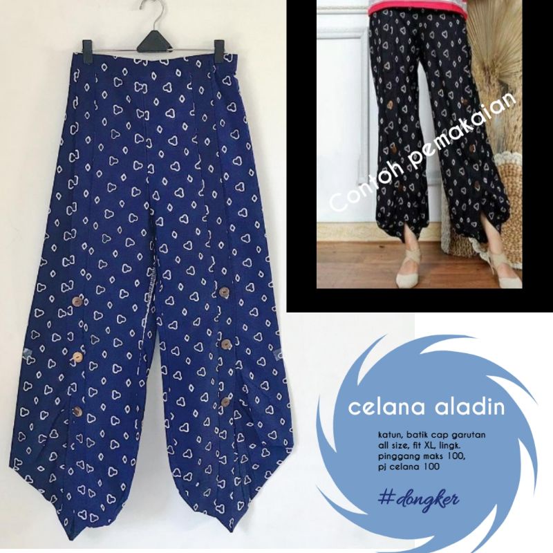 Celana Panjang Batik Model Aladin Trendi