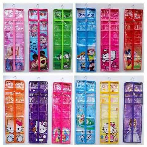 Rak Jilbab Gantung Portable Gawang Multifungsi Display Anti Debu R6D2 Premium Hijab Plastik Kerudung