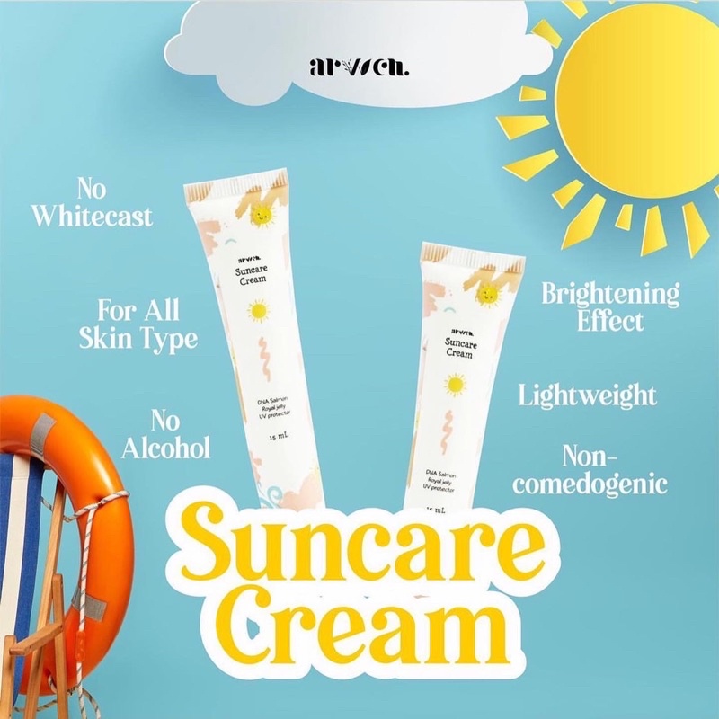 SUNCARE CREAM ARVVEN BPOM ORI