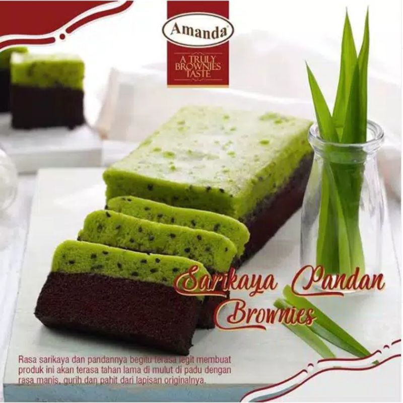 

Amanda Sarikaya Pandan / oleh oleh bandung brownies bolu