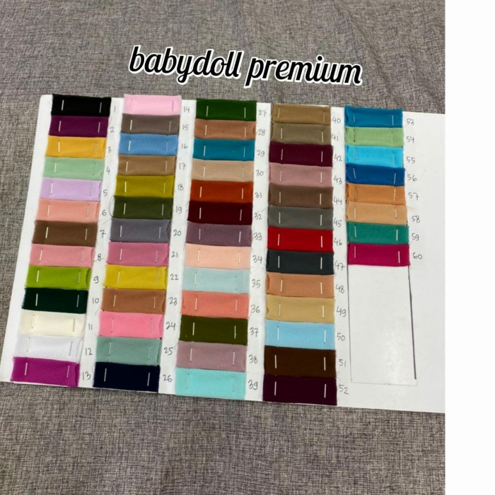 PASHMINA- KAIN BABYDOLL PREMIUM/KAIN BABYDOLL CERUTY/KAIN CERUTY/SIFON CERUTY -PASHMINA.