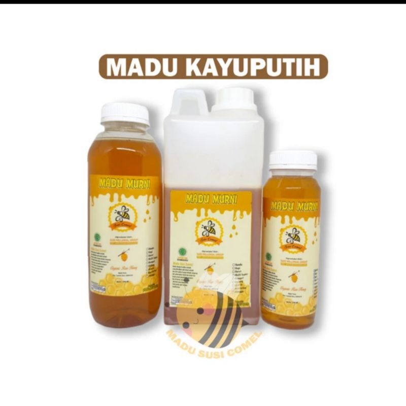 

[COD] Madu Nektar Kayu Putih 1 Kg MURNI ASLI- MADU SUSI COMEL
