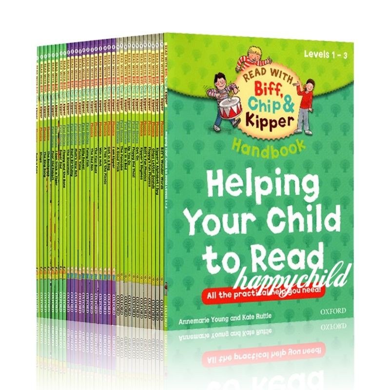 33books Oxford helping your child to read biff chip  kipper level 1-3 buku import/home/happychild
