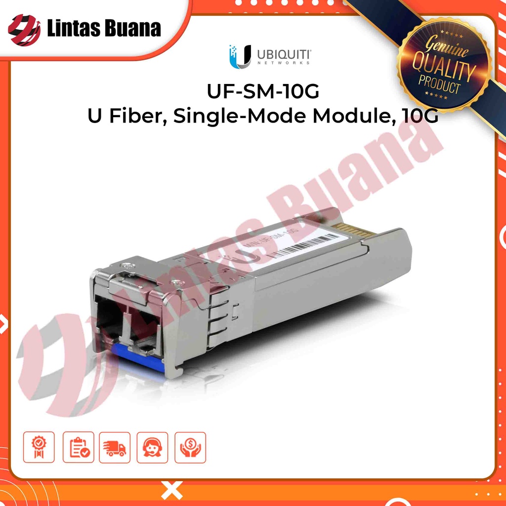 Ubiquiti SFP Singlemode 10Gb UF-SM-10G UFiber  transceiver Single mode 10km, LC , 1310nm