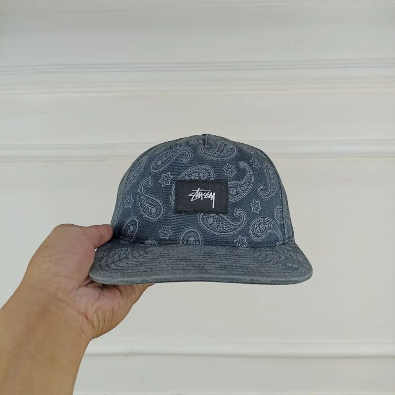 topi cap hat snapback stussy second bekas