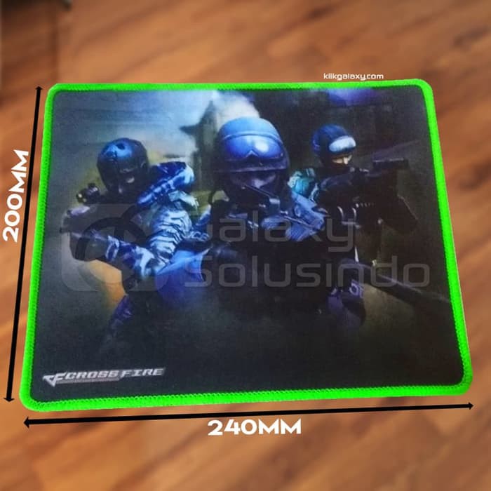 Mousepad Gaming Motif Logo Jahit Pinggir - Mouse Pad Gaming Standard Soft Halus