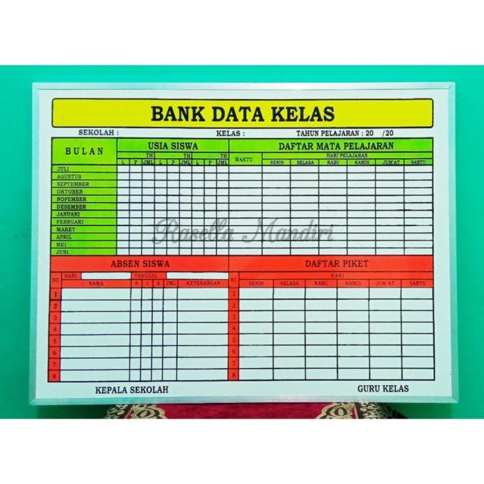 

Office & Stationery | Alat Tulis | Bank Data Kelas Sd / Mi / Smp / Mts / Sma / Ma 60X80 - Papan Data Seko | Best Seller