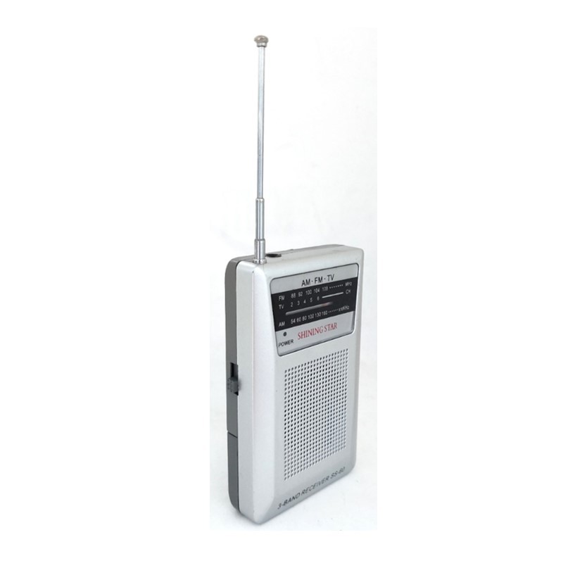 Radio FM AM Shining Star Mini Portable Radio SS 63 Free Earphone