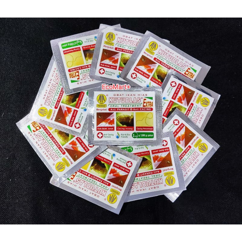 Obat Ikan Hias KUTUBLAS Extra Cair  -  1 ml 1 sachet